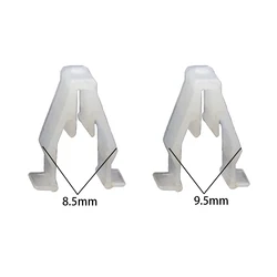 10pcs Center Console Radio DVD Dash Panel Switch Bezel Clip Body Trim Retainer for Car Instrument Audio Navigation Fasteners