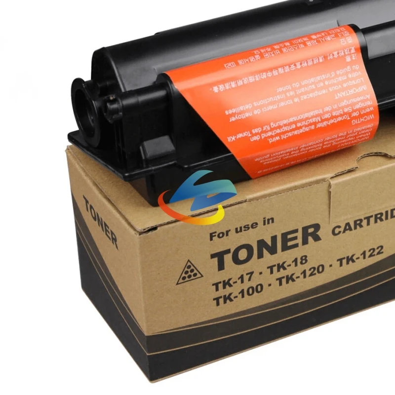 1PCS TK-17 18 100 Toner Cartridge Compatible for Kyocera FS1020D 1018MFP 1118MFP KM1500 TK17 TK18 TK100 Refill Toner BK/220g