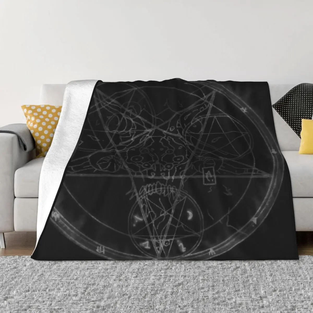 

Baphomet 1436 Home Bed Blankets Thin Wadding Blanket Throw Blanket