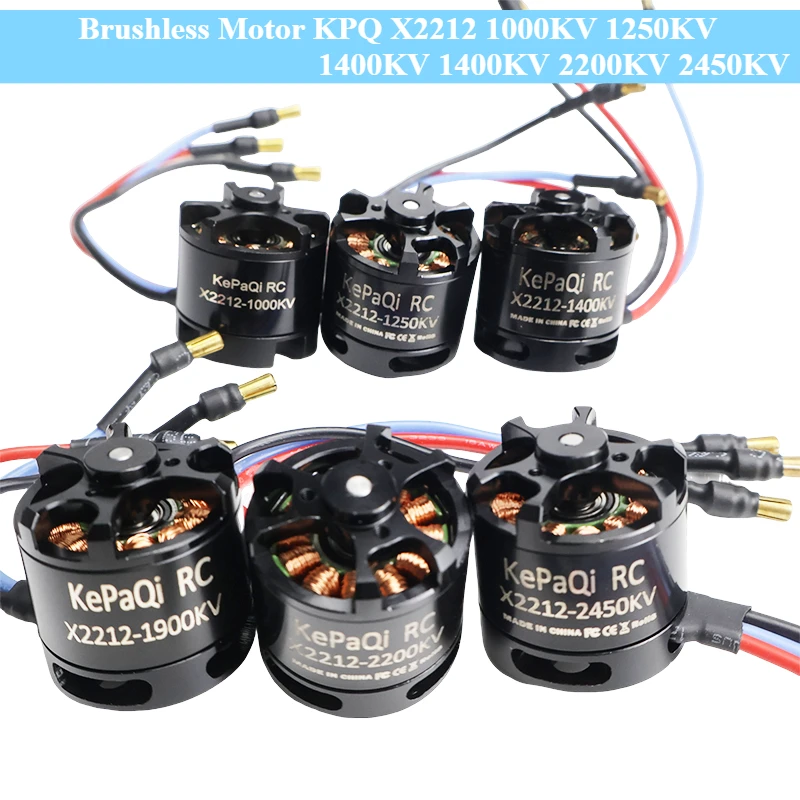 

Бесщеточный двигатель KPQ X2212 1000KV 1250KV 1400KV 1400KV 2200KV 2450KV для радиоуправляемой модели самолета с фиксированным крылом, игрушка «сделай сам», расширение