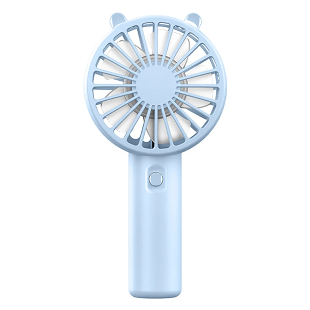 Portable Handheld Fan USB Rechargeable 300mAh Mini Portable Fan Mini Desktop Air Cooler for Desktop Student Dormitory Office