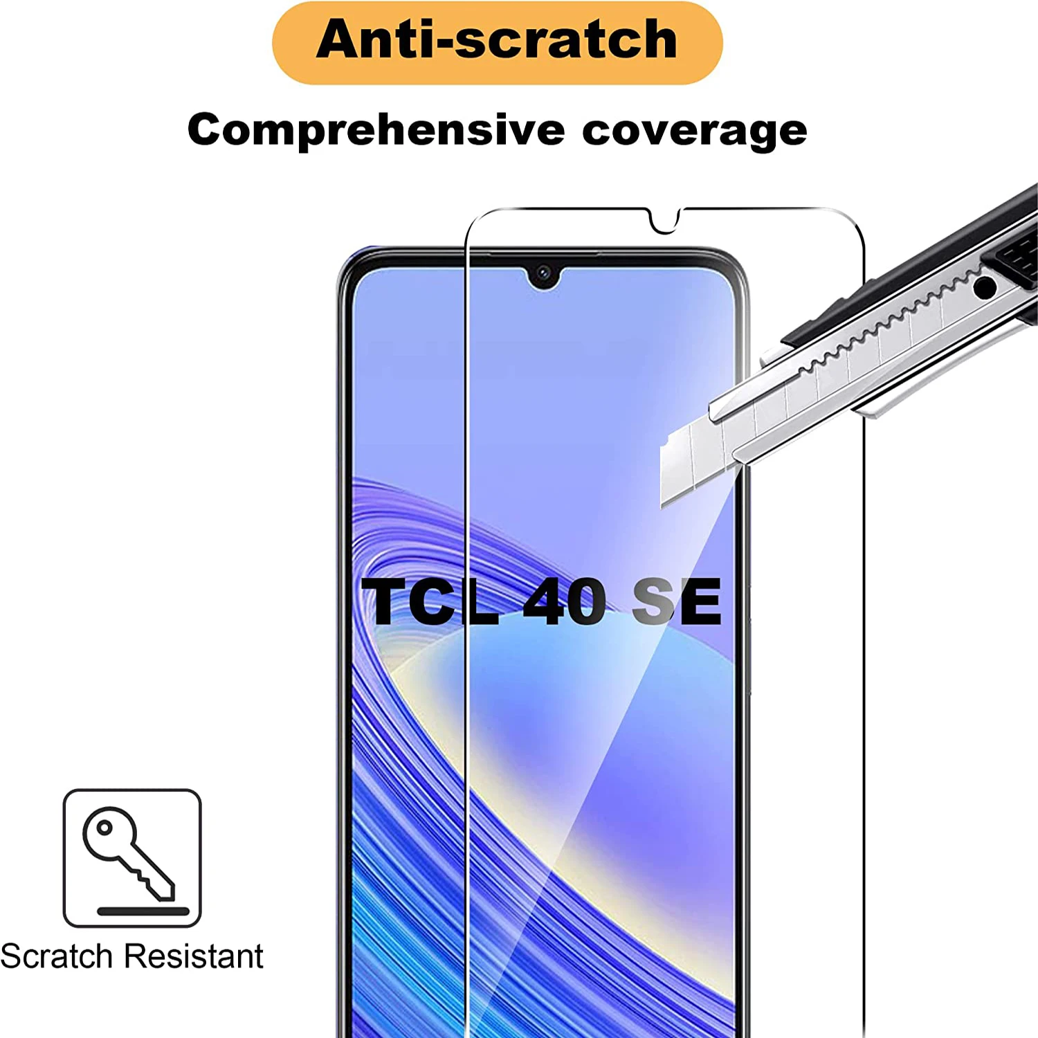 For TCL 30 SE 30XL 30XE 40 SE 405 408 40X 40XL 40XE,2/4Pcs Tempered Glass 9H Screen Protector