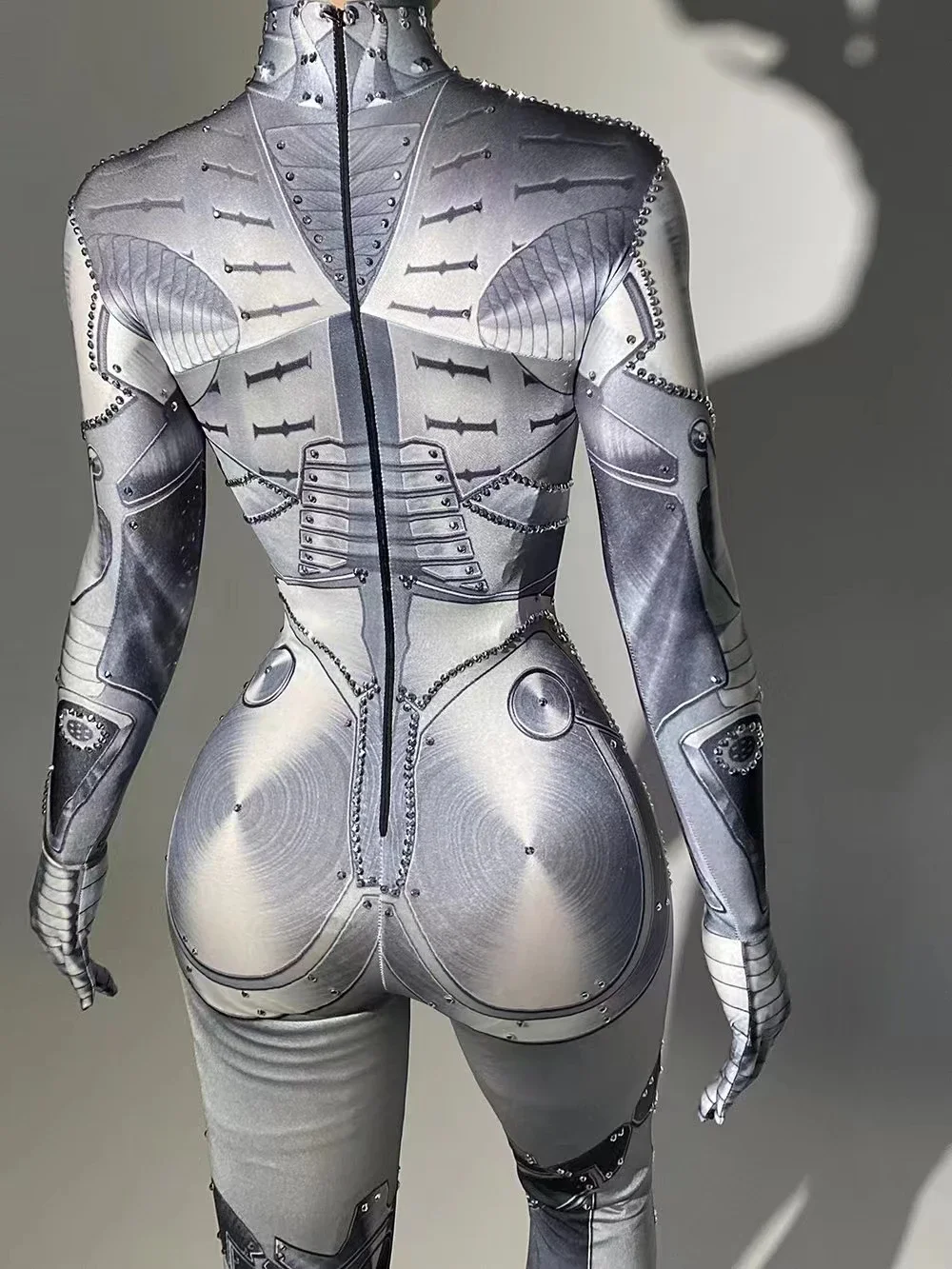 Stage Show Outfit Celebrate Birthday Bodysuits Dancer Clothes Drag Show Rompers Women Club Party Rhinestone Jumpsuits