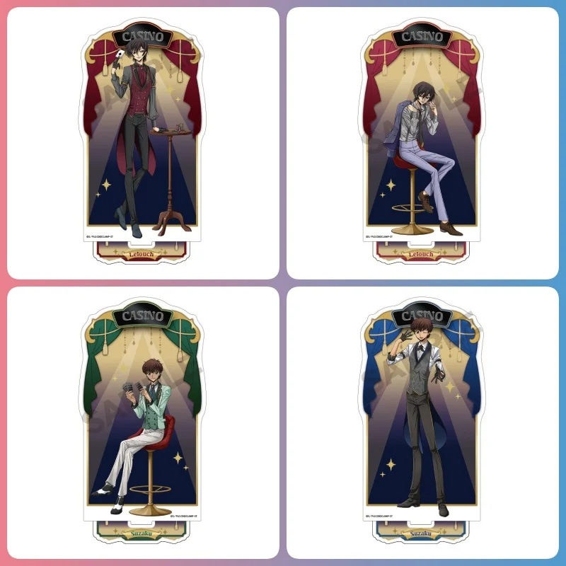 Code Geass: Lelouch of the Rebellion ANIME 15CM Acrylic Figure Stand Model Cosplay Toy Birthday Gift Ornament Keychain
