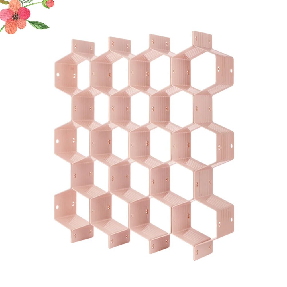 

Honeycomb Style Drawer ganizer Freely Combinable Plastic Plates for Sock Closet Storage Thickened Material Space Saving Larger