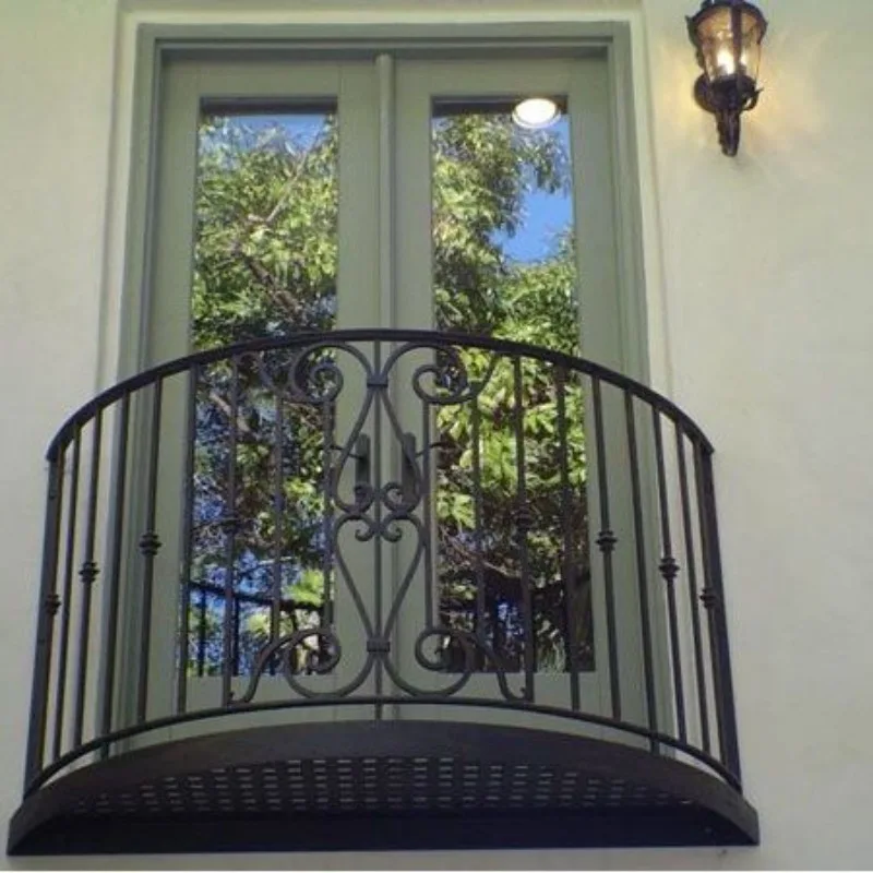 Coastal villa three-layer anti-corrosion coated marine grade balcony railing