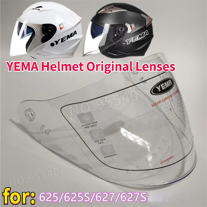 Yema 630/630s/625/625s/627/627s echte Helm linsen maske Sonnenschutz kopfhelm zubehör