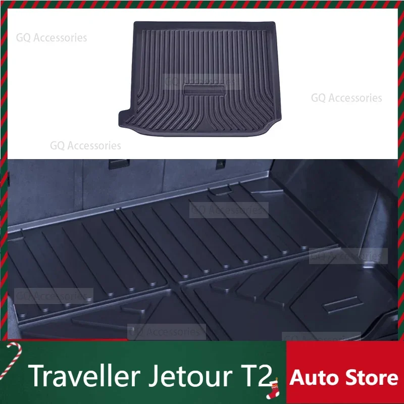 

New Model For Car Trunk Mat TPE Anti-dirty Mat Rear Trunk Mat Fit for cherry Jetour Traveller T2 2023~2025 Jetour T2