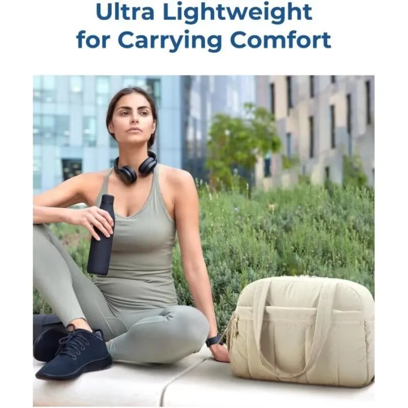 Carry On Travel Handle Bag  Weekender Overnight Large Capacity Duffle Bags Sports Fitness Bags for Women  Waterproof Beach bags﻿