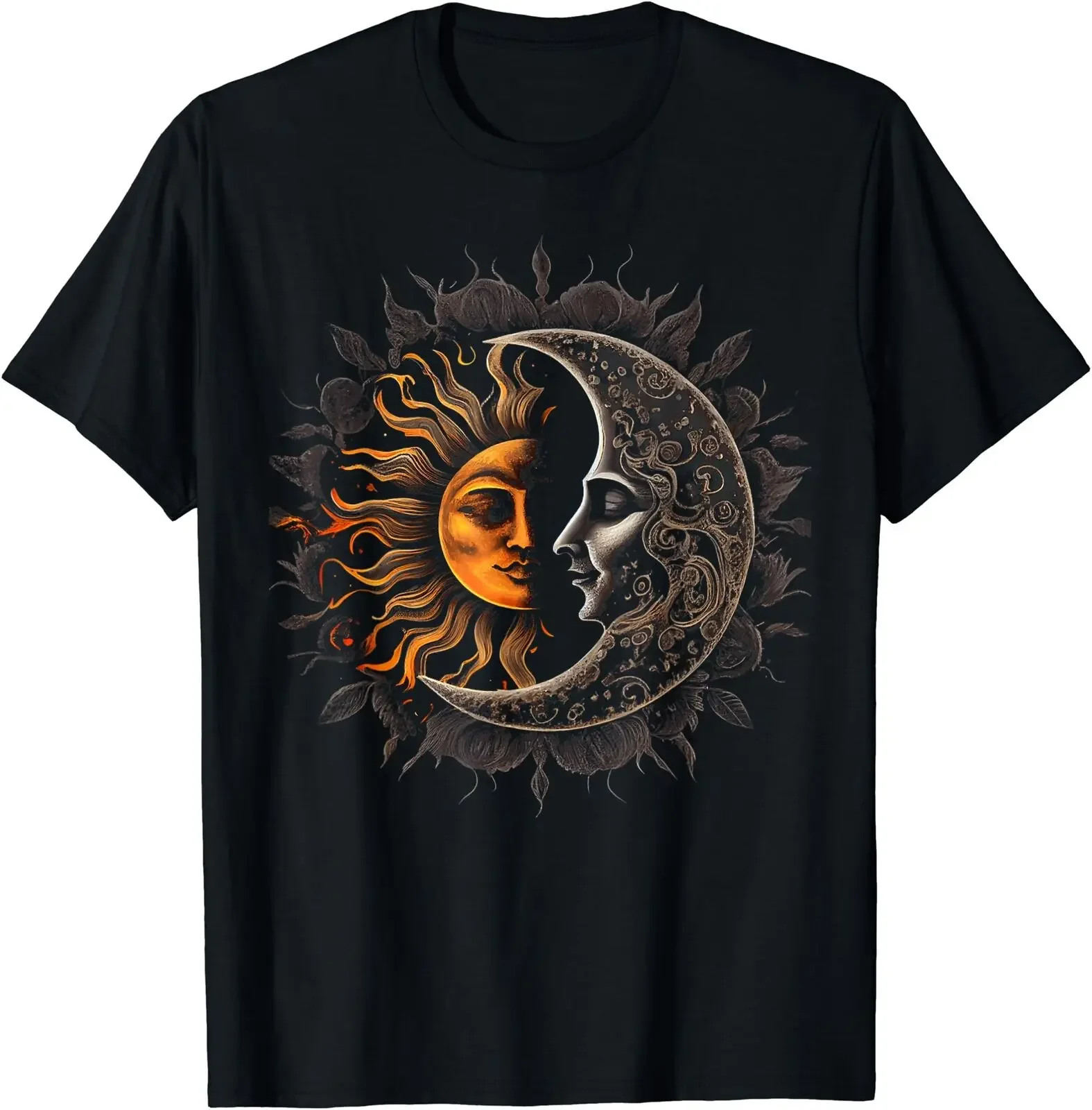 

Sun Moon Graphic for Men Women Boys Girls T-Shirt Size S-5XL