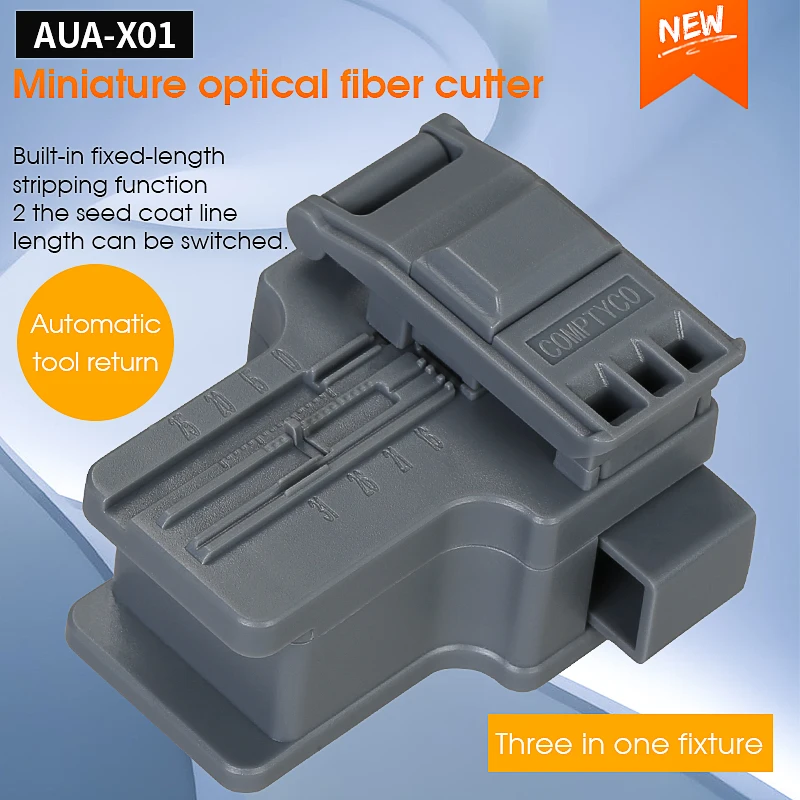 

COMPTYCO AUA-X01 Mini Fiber Cleaver Optical Fiber Cable Cutting Tool FTTH Cold Connection Fiber Optic Cutter