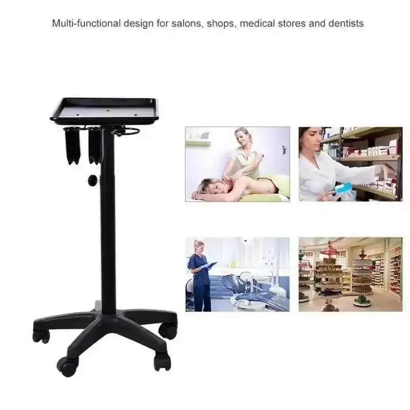

Professional Furniture Manicure Salon Vintage Trolley Cosmetic Sockets Wheels Roulette Storage Beauty Accessories Work Tools Bar