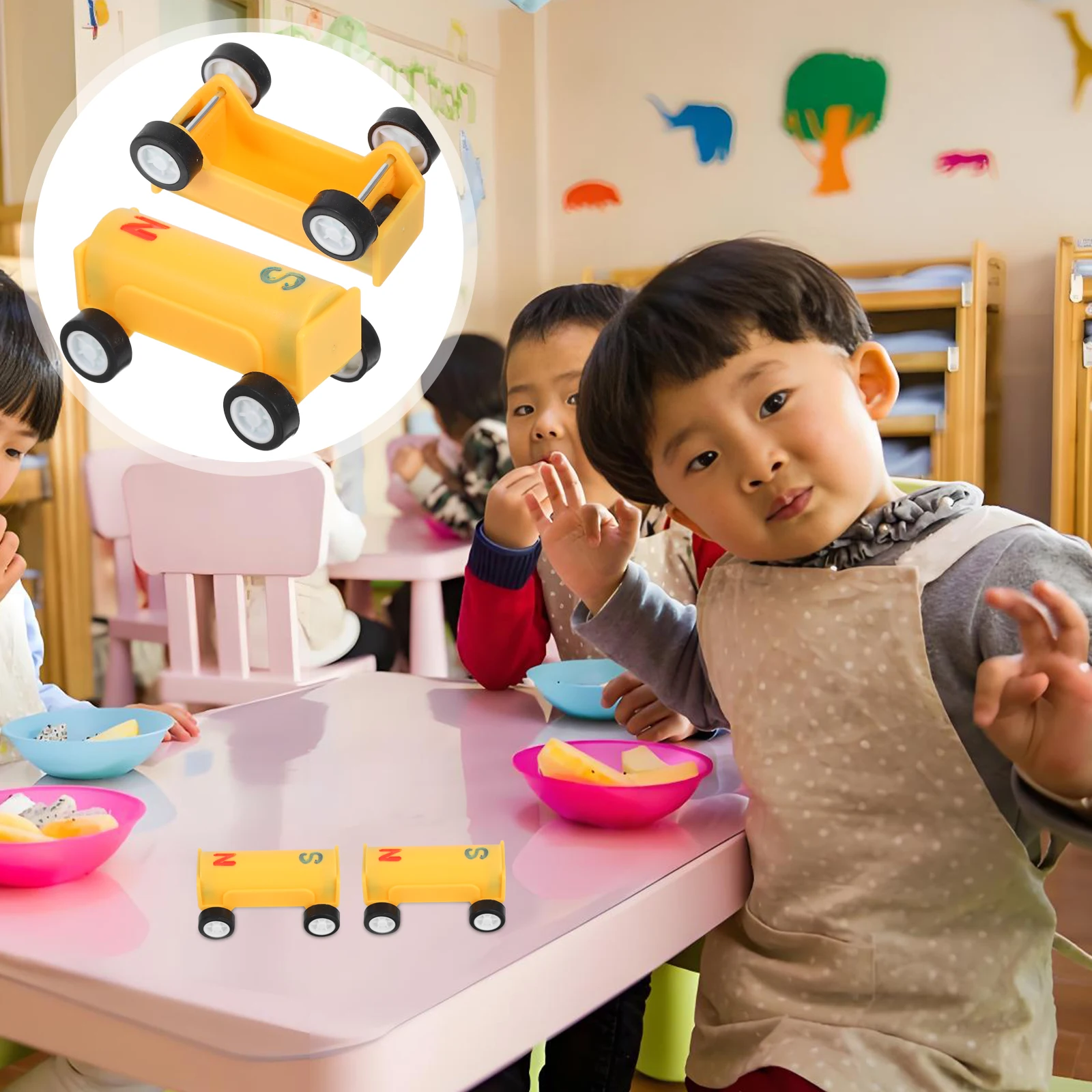 Chariot magnétique pour enfants, jouet éducatif, voiture, jouets, Kit d'expérimentation scientifique