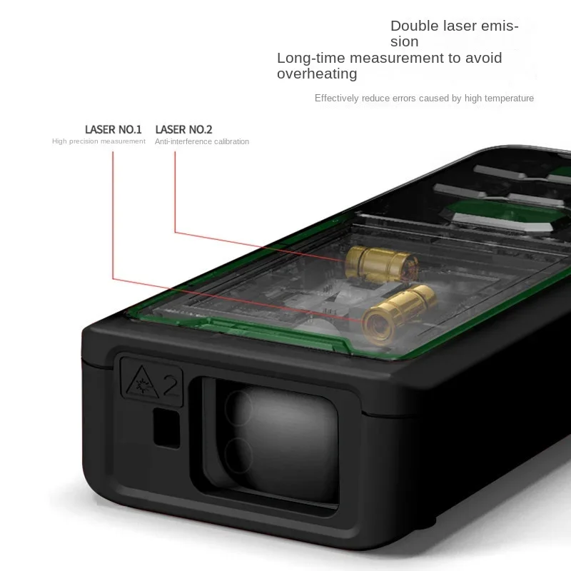 Outdoor Laser Rangefinder High Precision Measuring Instrument Electronic Ruler Green Infrared Laser Rangefinder