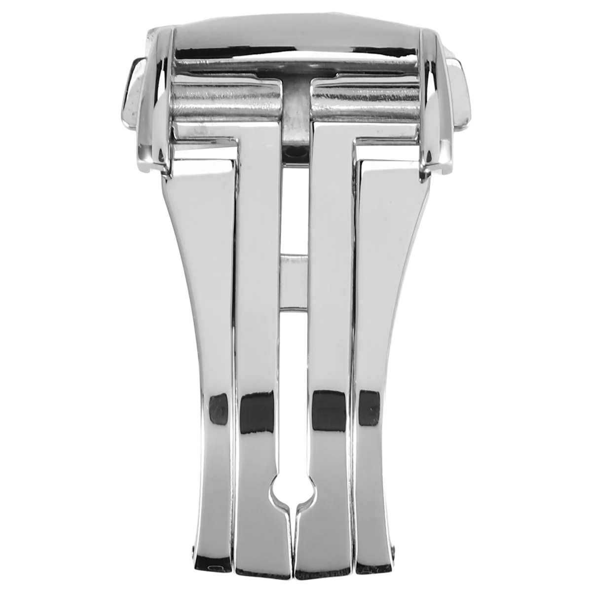 HEIßER 20mm Edelstahl Faltschließe Uhrenarmband Faltschließe Für Glatt # 20 mm