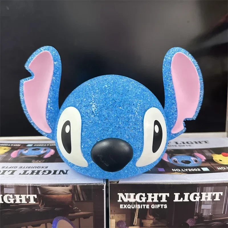 

Disney Stitch Particle Projection Night Light Kid Bedroom Decoration Lamp Set Stitch Shape Night Light Christmas Gift Wholesale