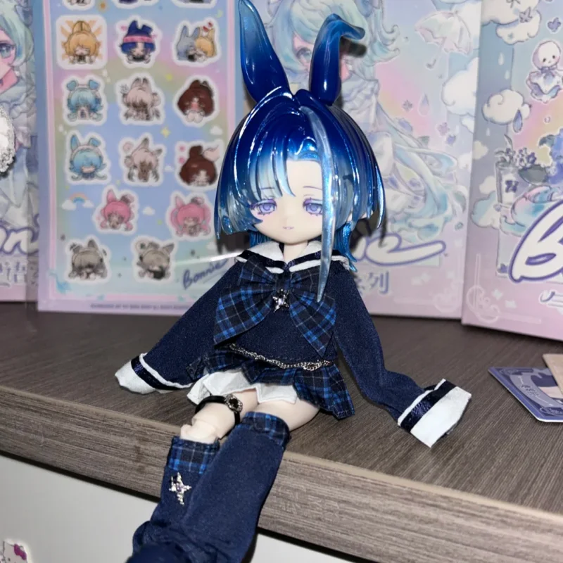 حقيقي 1/12 Bjd صندوق أعمى بوني أرنب الأرصاد الجوية ستار اللغة سلسلة Kawaii Bjd سطح المكتب مفصلية ألعاب شخصيات الحركة