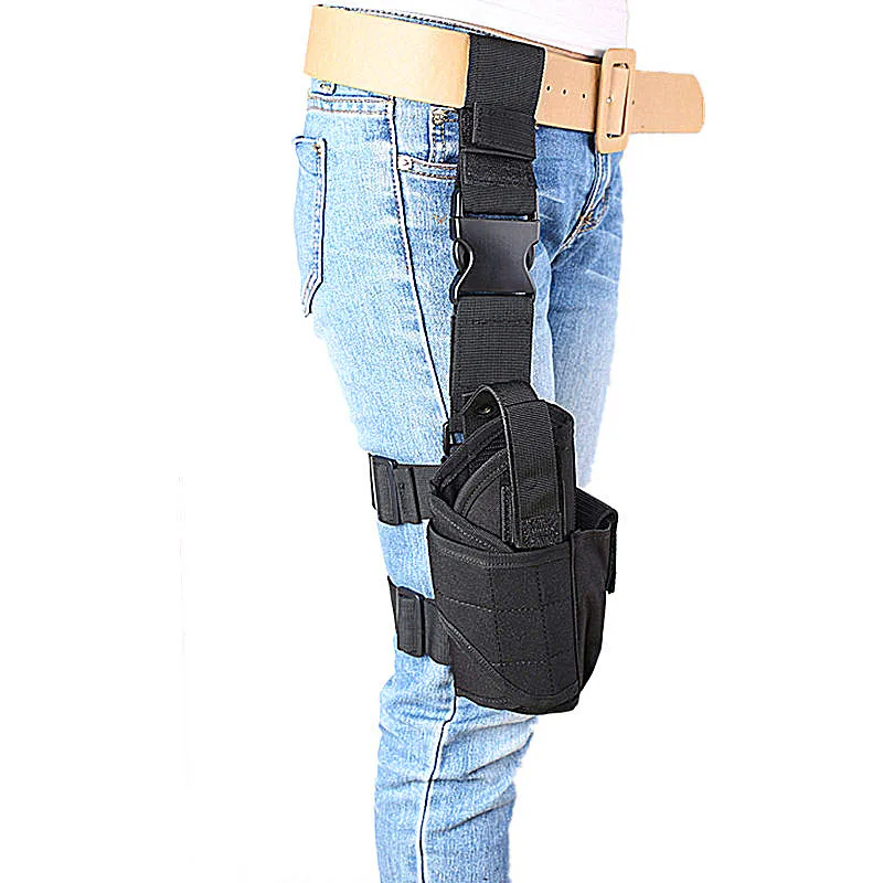 Tactical Tornado Leg Holster Glock Airsoft Pistol Gun Drop Leg Holster Pouch Adjustable Magic Strap Holster For Universal Gun