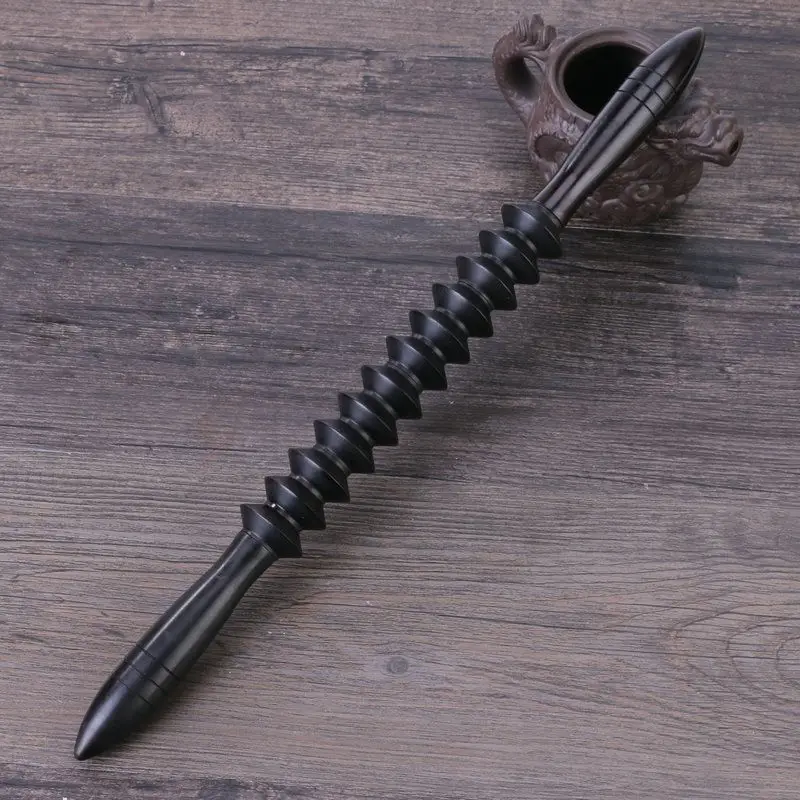 43cm Outdoor Portable EDC Creative Sandalwood Massage Short Stick Tool