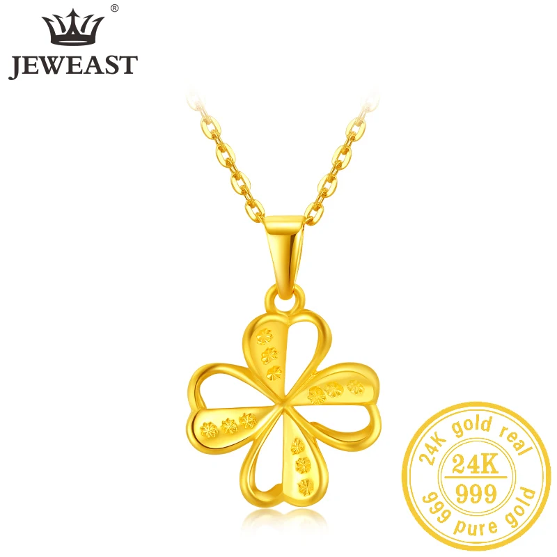 

JLZB 24K Pure Gold Pendant Real AU 999 Solid Gold Charm Beautiful Trendy Classic Party Fine Jewelry Hot Sell New 2023