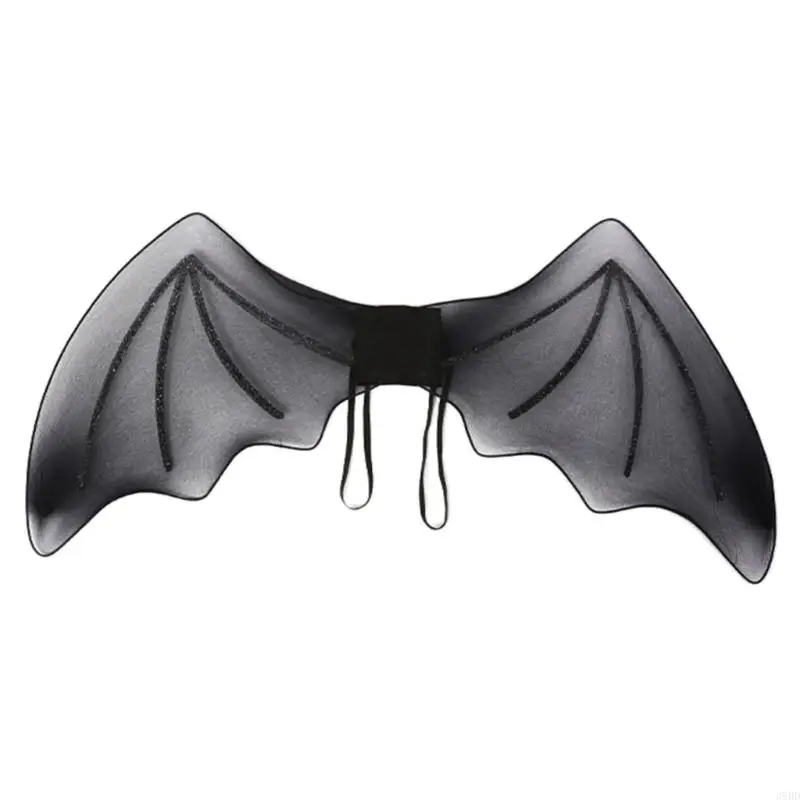 

652F Halloween Bat Vampirina-Costume Devil Black Bat Elf Dress Up Party Dance Performance-Props Gifts