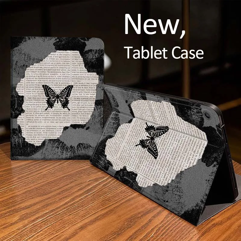 

Butterfly creative retro For Samsung Galaxy Tab A A7 A8 A9 A11 S6 S11 10.1 10.4 10.5 Inch Lite Plus Cover Tablet Case