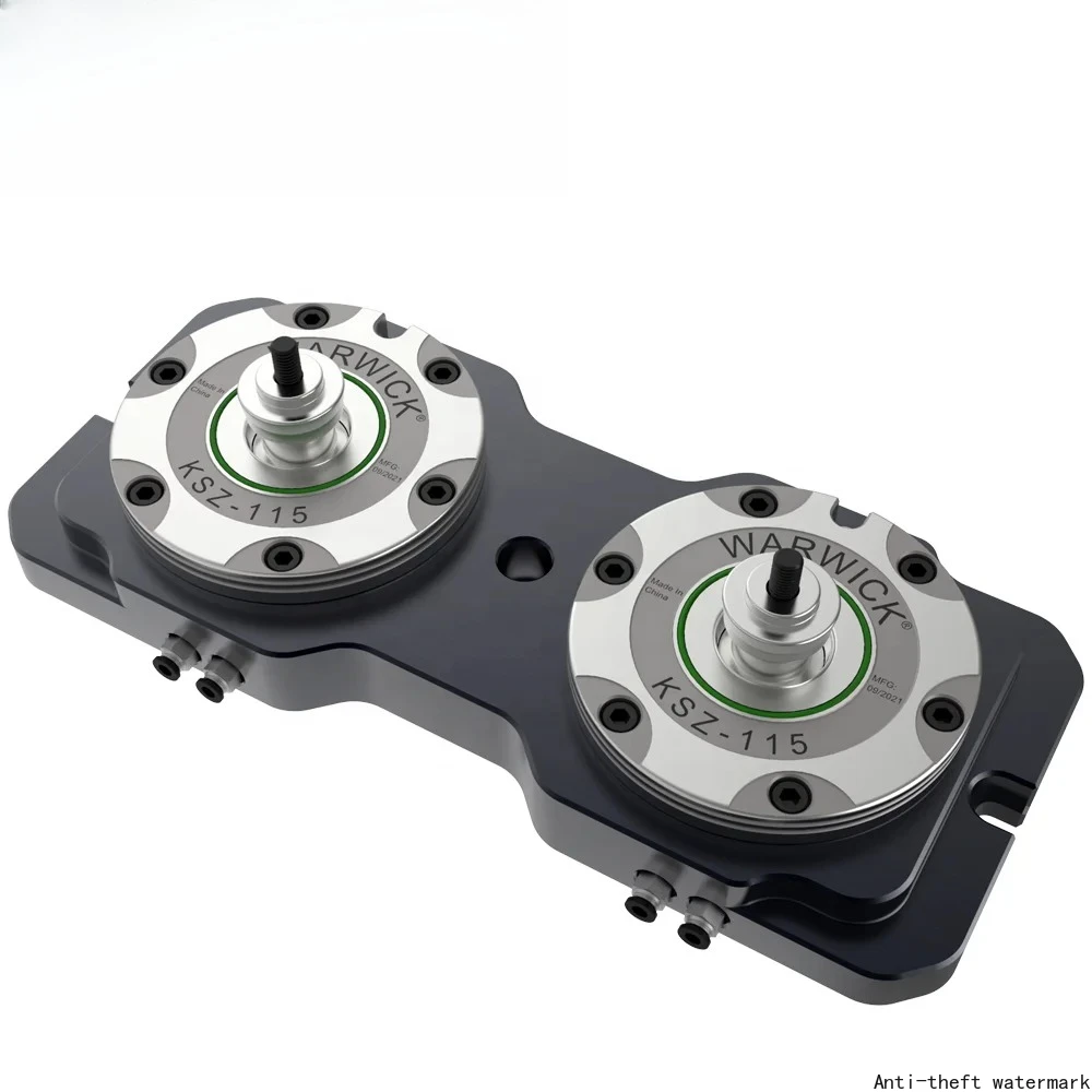 

Горячий продавать 2025 года — KSZ115-T2 Горячая продажа с нулевой точкой быстросменной системой поддонов с ЧПУ и двусторонней зажимной станцией