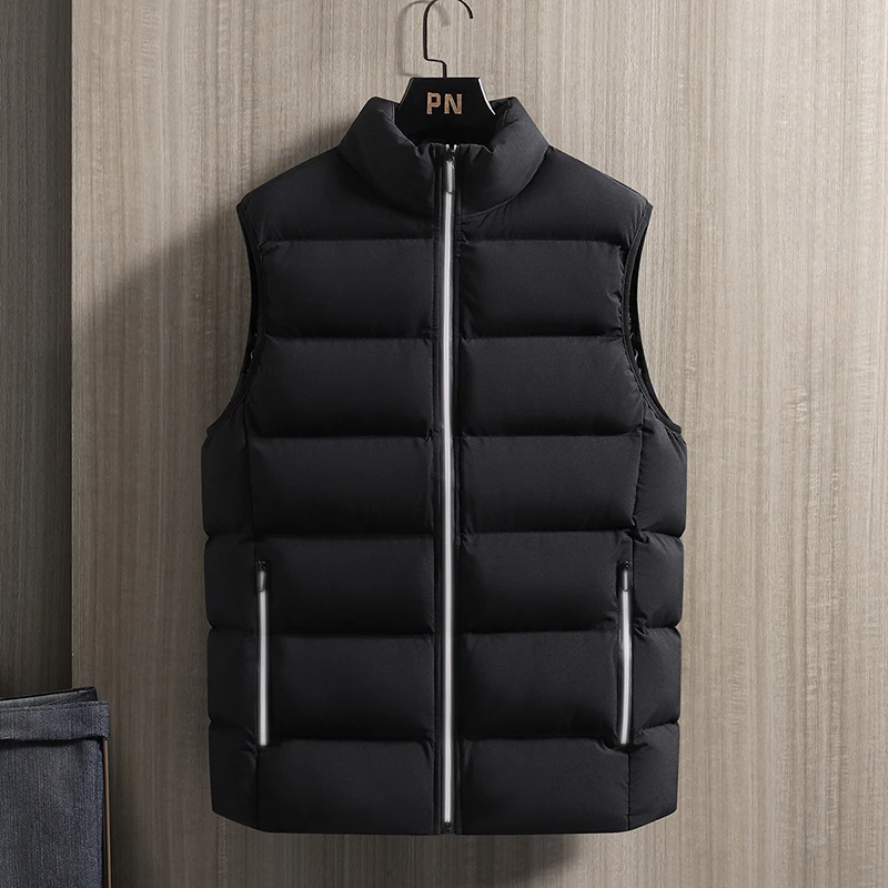 CASUMANL Brand Sleeveless Jacket Male 2024 New Autumn Winter Baggy Warm Puffer White Jacket Man Fashion Classics Coat Men