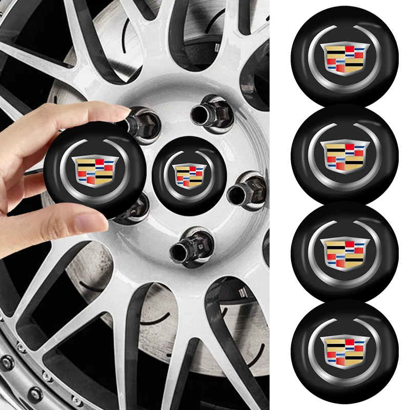 

4 шт. наклейки на центральные колпаки колесных дисков 56 мм для Cadillac Escalade, Deville, DTS, ATS, BLS, CT4, CT6, CTS, EXT, SLR, SRX, XLR, XT4