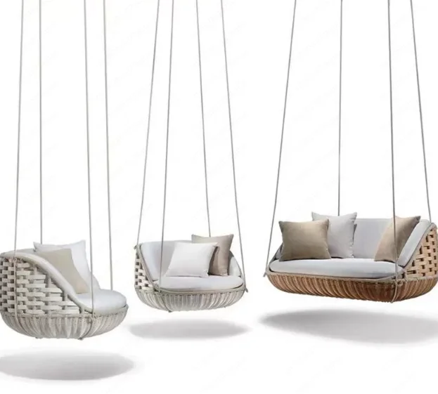 Bird's Nest Hanging Chair Double Hanging Basket Balcony Outdoor Swing Lazy Household Hammock Indoor Cradle Rattan Chair