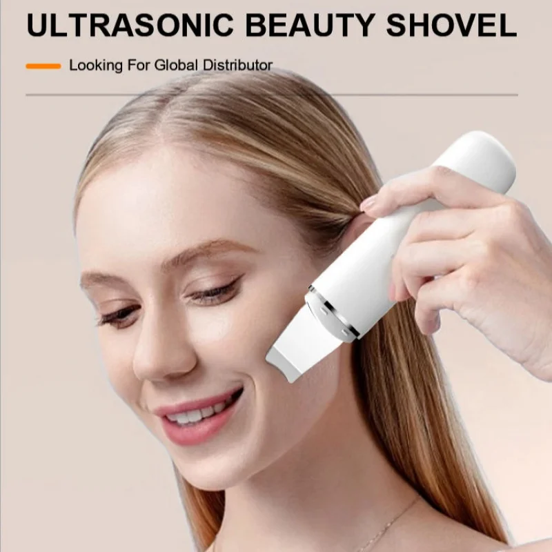 

New Product Ultrasonic Peel Deep Face Cleaning Spatula Peeling Skin Cleaner Machine Scrubber