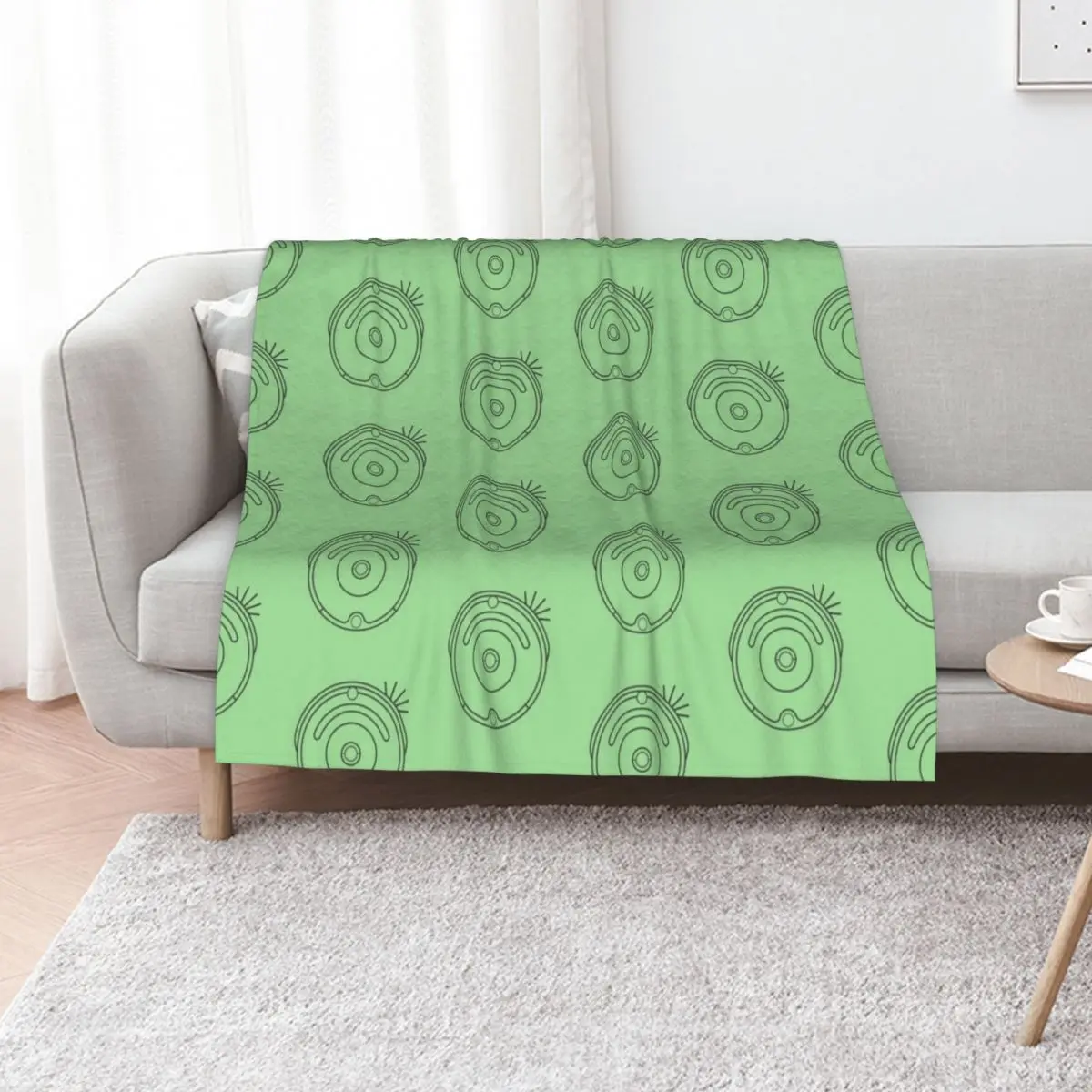Robot Vacuum Dark Simple Throw Blanket Soft Plaid for sofa warm for winter Nap Winter beds Plaid on the sofa Blankets