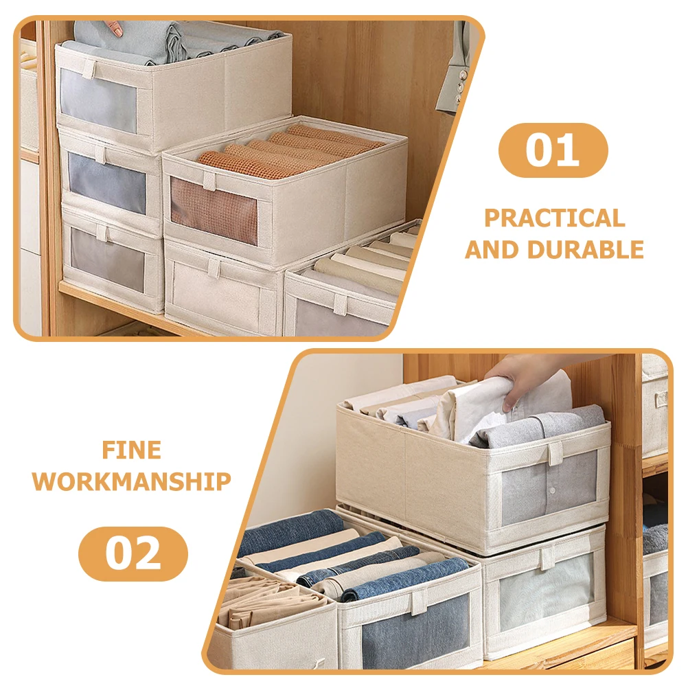 

Large Capacity Foldable Storage Basket Home Organizer Bin Household Container For Clothes Cosmetics -Resistant