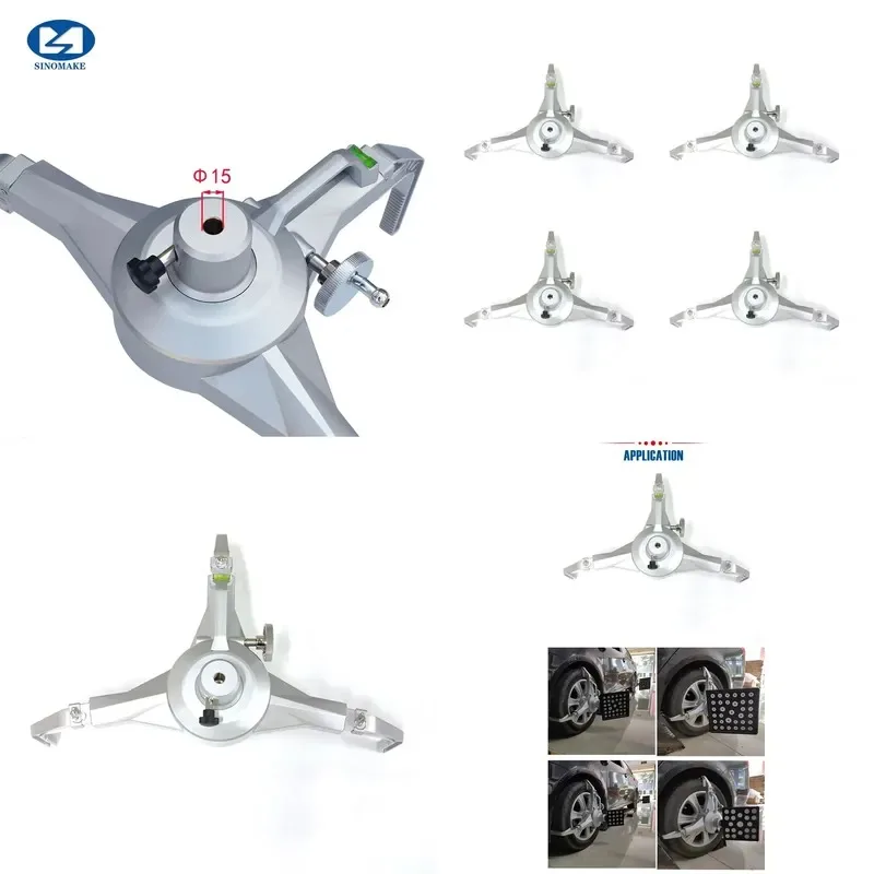 Hot Sale Center Hole Diameter Is 15mm 3 Point Wheel Clamp for Wheel Aligner Set