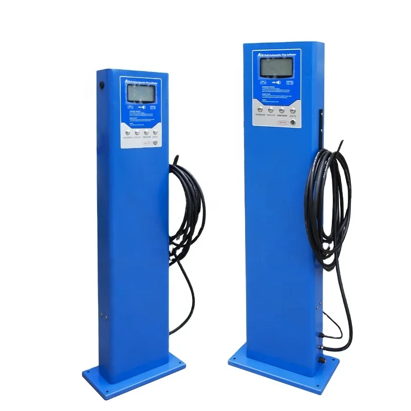AC110V/220V 50HZ Digital Auto Tyre Inflator Auto Tire Inflator Pressure Display Vacuuming Function Stops Inflating Automatically