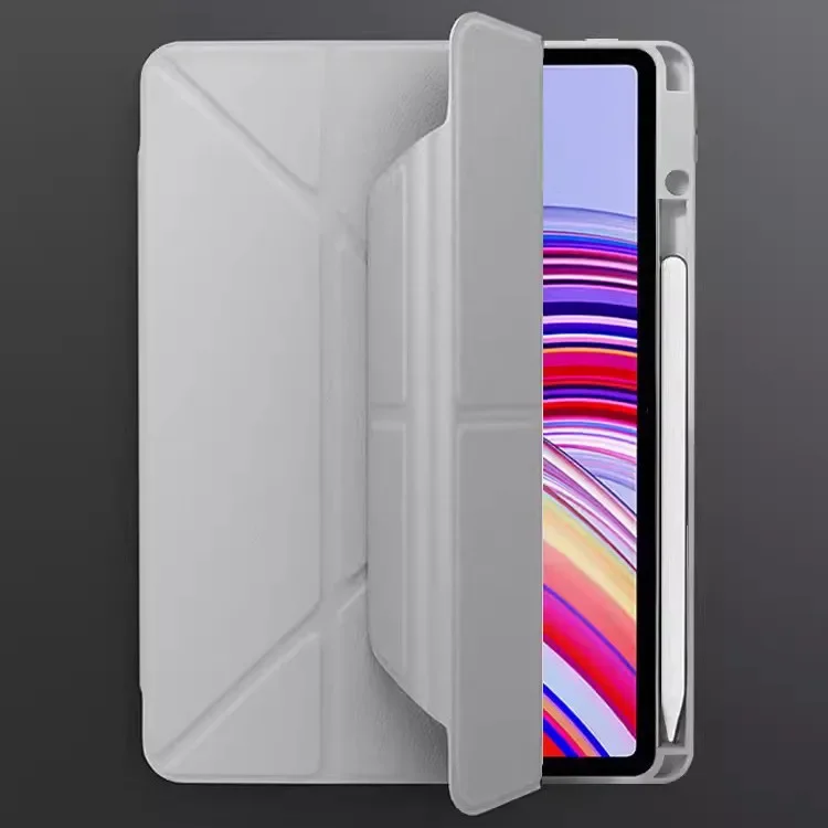 Y Foldable Acrylic Transparent Hard Case for Huawei MatePad Air 2026 12 inch Air 12 3rd Gen WKI-W00 WKI-W10 with Pencil Holder