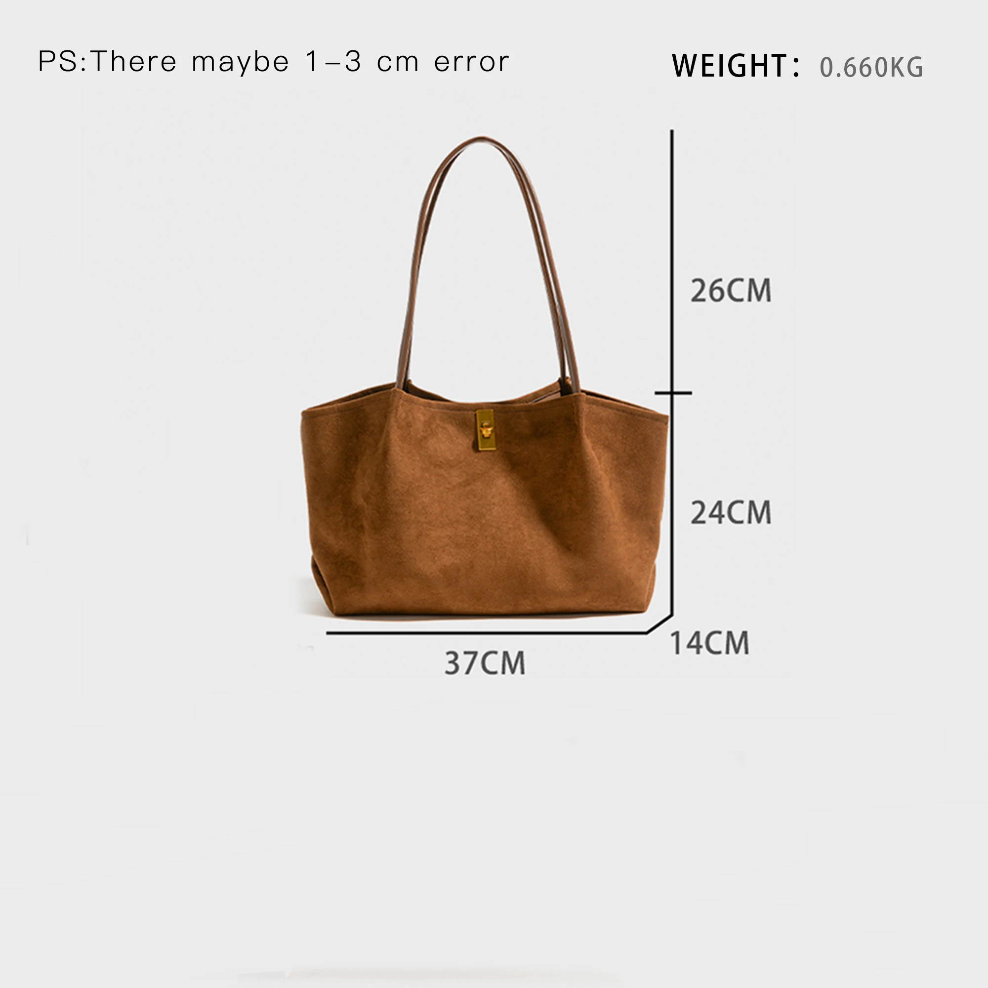 CKKUI Vintage Large Capacity Women's Faux Suede Tote Bag with Purse 2026 Lightweight Daily Commuter Shopping Luxury Handbag