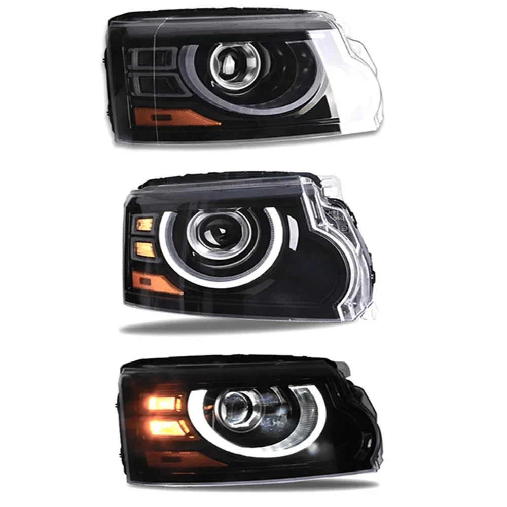 High Brightness Beam Angel LED Headlights For Discovery 4 2010-2017 Head Lamp