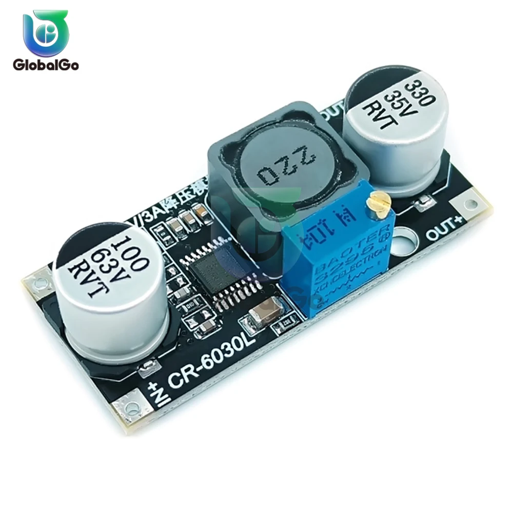 DC-DC Regolabile Step Up Boost Modulo Buck 3.3V/5V/12V/24V 3A Regolatore di Tensione Costante di Tensione Borad