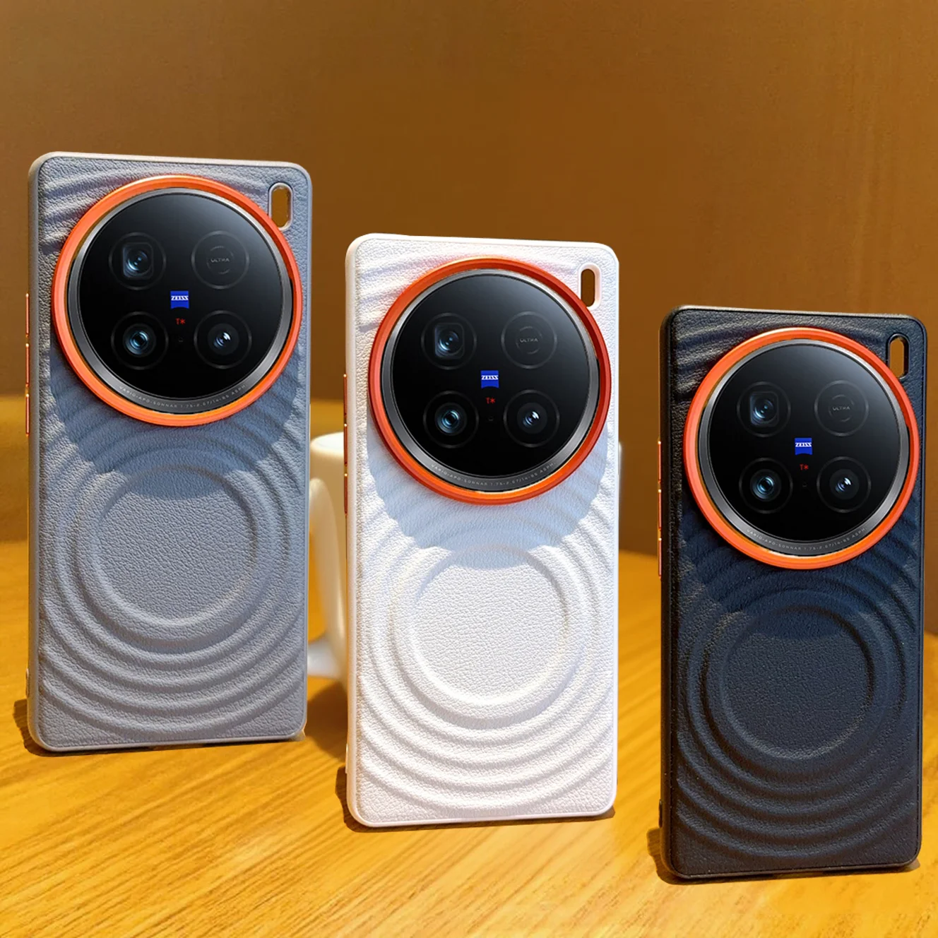 

Магнитный чехол Ripple для телефона Vivo X100 Ultra X100 Pro Magsafe с беспроводной зарядкой, противоударный чехол из искусственной кожи для Vivo X100s Pro