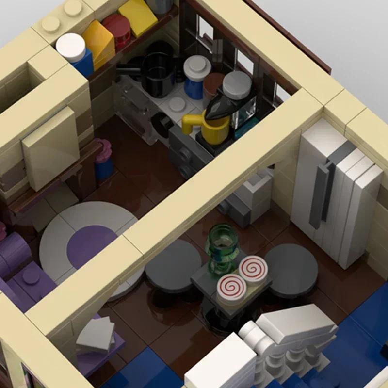 Magische Schule Street View Modell Moc Gebäude Ziegel Puppe Haus Technologie Modulare Blöcke Geschenke Weihnachten Spielzeug DIY Sets Montage
