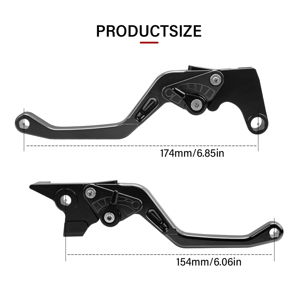 Untuk YAMAHA R125 YZFR125 2017 2018 2019 2020 2021 2022 Pegangan Aksesori Pegangan Tuas Rem Kopling Motor Dapat Disesuaikan Sepeda Motor