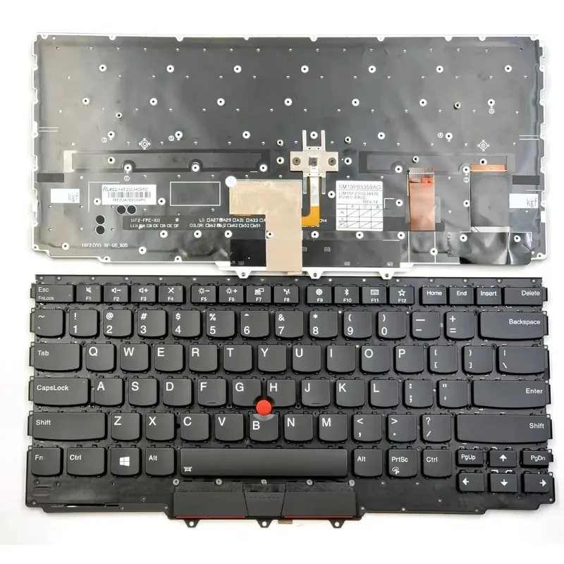 Keyboard for Lenovo ThinkPad X1 Yoga 2nd Gen 2 2017 3rd Gen 3 2018 English US Layout