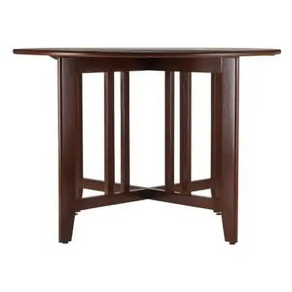 Wood Alamo Double Drop Leaf Dining Table Walnut Finish 41.97