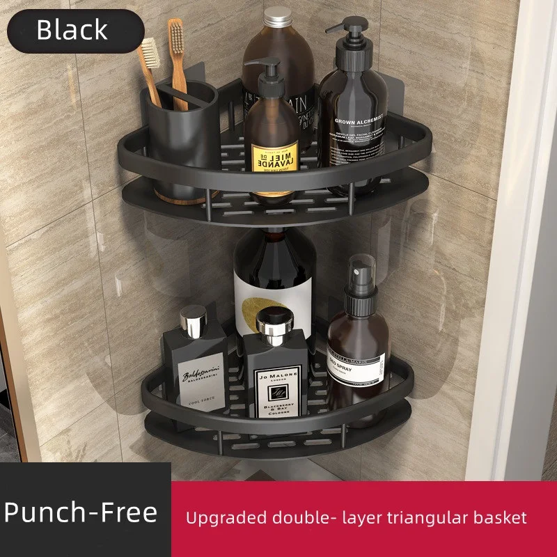 

Wall-mounted Toilet Rack, Suction Cup, Toilet Washstand, Tripod, Kitchen Storage, Hole-free, Bathroom Accessories