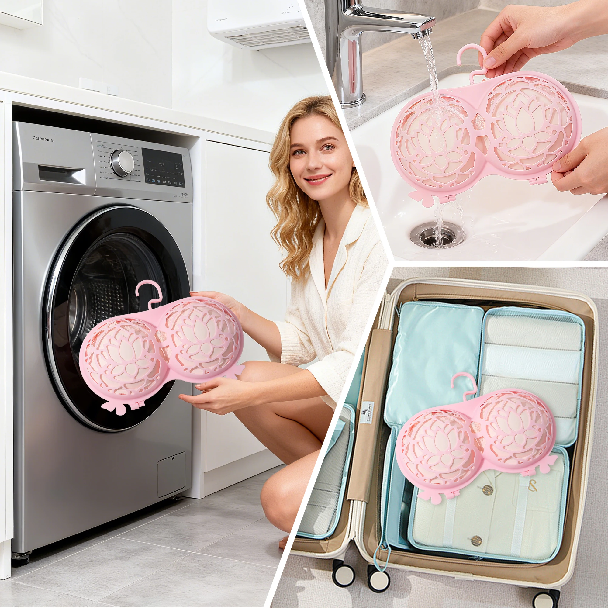 Machine Washed Underwear Anti Deformation Bracket, Bra Bag, Underwear Bag Special Laundry Bracket