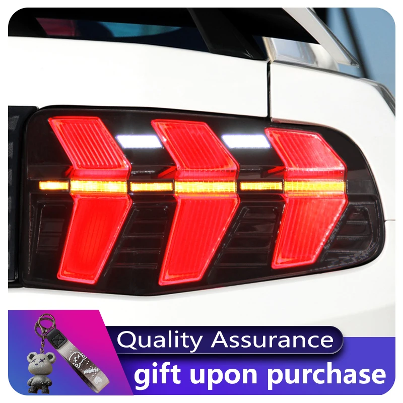 

2pc For 2010 2011 2012 Ford Mustang LED Tail Lights Car Rear Brake Reverse Turn Signal Lights Tail Lamps Assembly