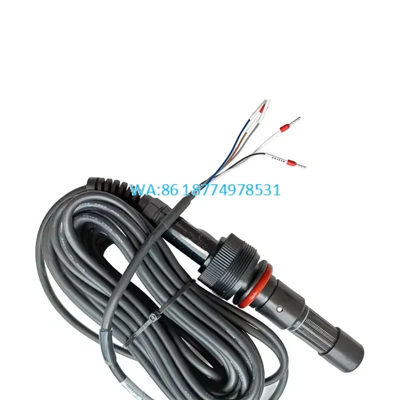 Wmwmnu High Accuracy Online Residual Chlorine Sensor IP68 Protection Flow Through Mounting RS485 Modbus Output for Swimming