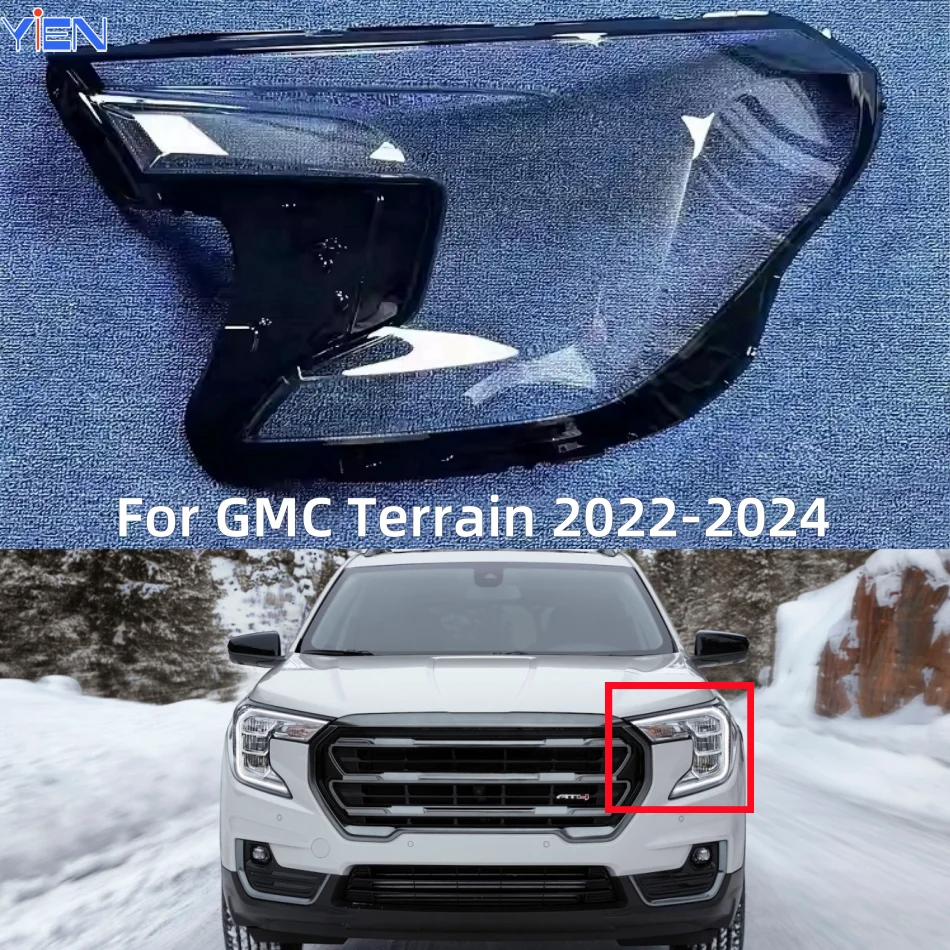 

For GMC Terrain 2022 2023 2024 Car Replacement Parts Headlights Lights Glass Transparent Anti-UV And Anti-Aging