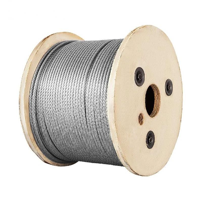 

VEVOR 100M 150M 300M Wire Rope 316 Stainless Steel Strong Tension Soft Fishing Lifting Cable 1*19 Construction Clothesline 3.2MM